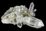 Quartz and Adularia Crystal Association - Hardangervidda, Norway #111446-1